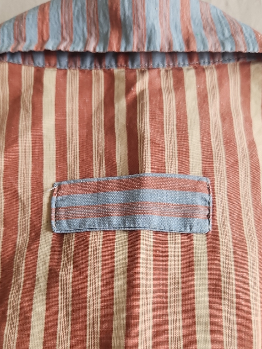 Striped Striped Colorblock Button-Up Top - Picture 7 of 7